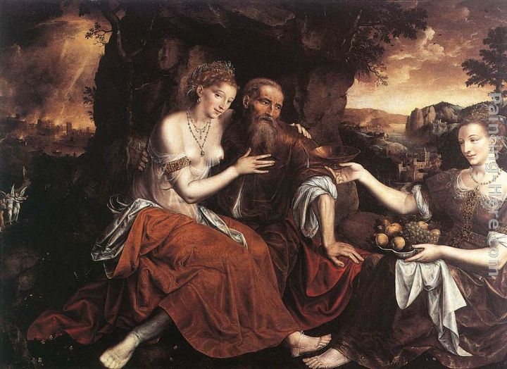 Jan Massys Lot and His Daughters